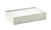 Silk Ivory Guest Towel Holder W/ Napkins